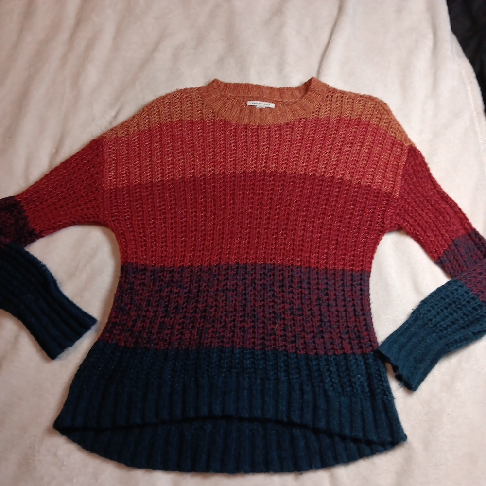 American Eagle Colorful Striped Women's Sweater